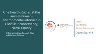 Welcome to the Kenya One Health Conference