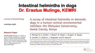 Welcome to the Kenya One Health Conference