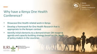 Welcome to the Kenya One Health Conference