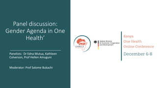 Welcome to the Kenya One Health Conference