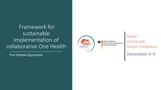 Welcome to the Kenya One Health Conference