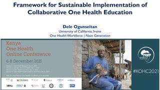 Welcome to the Kenya One Health Conference