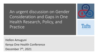 Welcome to the Kenya One Health Conference