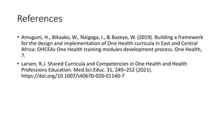 Welcome to the Kenya One Health Conference