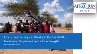 Welcome to the Kenya One Health Conference