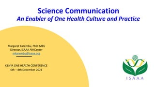 Welcome to the Kenya One Health Conference