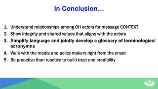 Welcome to the Kenya One Health Conference