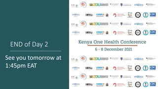 Welcome to the Kenya One Health Conference