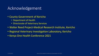 Welcome to the Kenya One Health Conference