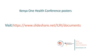 Welcome to the Kenya One Health Conference