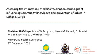 Welcome to the Kenya One Health Conference