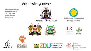 Welcome to the Kenya One Health Conference