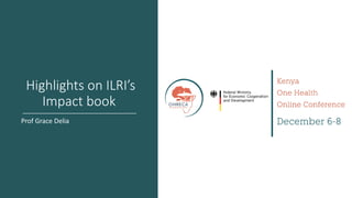 Welcome to the Kenya One Health Conference