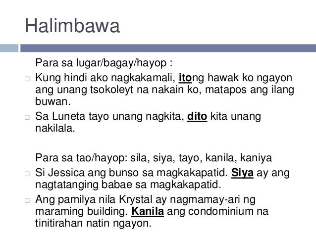 Mga Halimbawa Ng Cohesive Devices Sa Filipino - Ng Halimbawa 2021