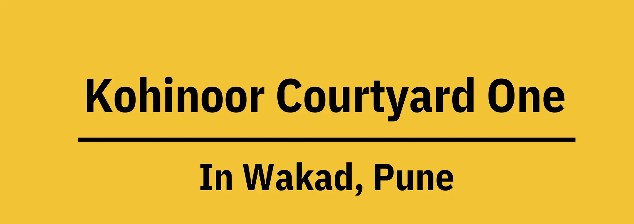 Kohinoor Courtyard One Wakad Pune Elegant Living Spaces PPT