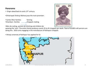 Kohlapuri chappal | PPTX