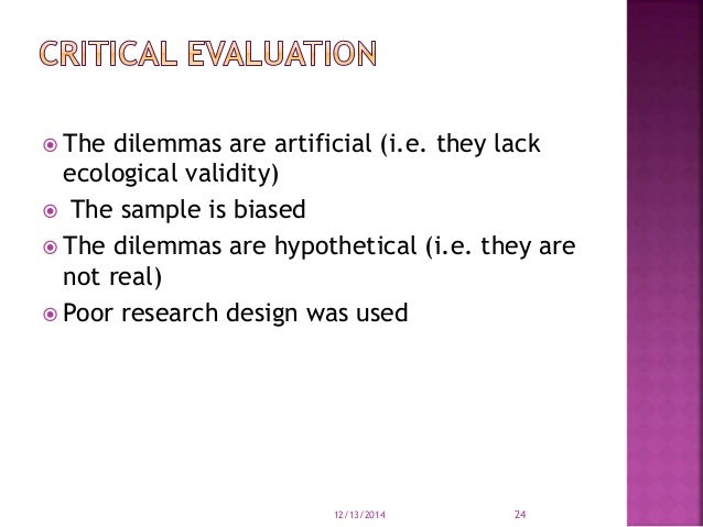 Kohlberg's Stages of Morality