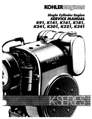 Kohler service manual