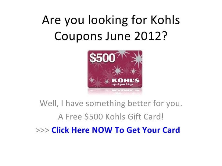Kohl's vets day coupon