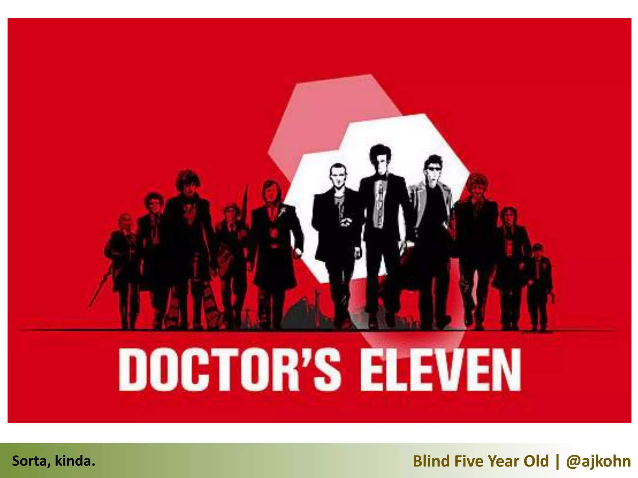 Sorta, kinda.   Blind Five Year Old | @ajkohn
 