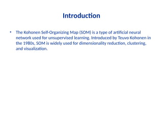 Kohonen_SOM_Blue_White_Template in machine learning.pptx