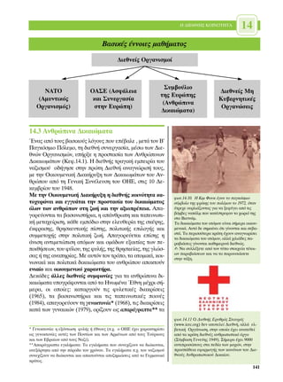 ∏ ¢π∂£¡∏™ ∫√π¡√∆∏∆∞               14
                                     µ·ÛÈÎ¤˜ ¤ÓÓÔÈÂ˜ Ì·ı‹Ì·ÙÔ˜

                                            ¢ÈÂıÓÂ›˜ √ÚÁ·ÓÈÛÌÔ›



                                                                    ™˘Ì‚Ô‡ÏÈÔ
     ¡∞∆√                      √∞™∂ (∞ÛÊ¿ÏÂÈ·                                                    ¢ÈÂıÓÂ›˜ ªË
                                                                  ÙË˜ ∂˘ÚÒË˜
   (∞Ì˘ÓÙÈÎﬁ˜                   Î·È ™˘ÓÂÚÁ·Û›·                                                   ∫˘‚ÂÚÓËÙÈÎ¤˜
                                                                   (∞ÓıÚÒÈÓ·
   √ÚÁ·ÓÈÛÌﬁ˜)                  ÛÙËÓ ∂˘ÚÒË)                                                      √ÚÁ·ÓÒÛÂÈ˜
                                                                  ¢ÈÎ·ÈÒÌ·Ù·)


14.3 ∞ÓıÚÒÈÓ· ¢ÈÎ·ÈÒÌ·Ù·
ŒÓ·˜ ·ﬁ ÙÔ˘˜ ‚·ÛÈÎÔ‡˜ ÏﬁÁÔ˘˜ Ô˘ Â¤‚·ÏÂ , ÌÂÙ¿ ÙÔÓ µ’
¶·ÁÎﬁÛÌÈÔ ¶ﬁÏÂÌÔ, ÙË ‰ÈÂıÓ‹ Û˘ÓÂÚÁ·Û›·, Ì¤Ûˆ ÙˆÓ ¢ÈÂ-
ıÓÒÓ √ÚÁ·ÓÈÛÌÒÓ, ˘‹ÚÍÂ Ë ÚÔÛÙ·Û›· ÙˆÓ ∞ÓıÚÒÈÓˆÓ
¢ÈÎ·ÈˆÌ¿ÙˆÓ (∫ÂÊ.14.1). ∏ ‰ÈÂıÓ‹˜ ÙÚ·ÁÈÎ‹ ÂÌÂÈÚ›· ÙÔ˘
Ó·˙ÈÛÌÔ‡ Ô‰‹ÁËÛÂ ÛÙËÓ ÚÒÙË ¢ÈÂıÓ‹ ·Ó·ÁÓÒÚÈÛ‹ ÙÔ˘˜,
ÌÂ ÙËÓ √ÈÎÔ˘ÌÂÓÈÎ‹ ¢È·Î‹Ú˘ÍË ÙˆÓ ¢ÈÎ·ÈˆÌ¿ÙˆÓ ÙÔ˘ ∞Ó-
ıÚÒÔ˘ ·ﬁ ÙË °ÂÓÈÎ‹ ™˘Ó¤ÏÂ˘ÛË ÙÔ˘ √∏∂, ÛÙÈ˜ 10 ¢Â-
ÎÂÌ‚Ú›Ô˘ ÙÔ˘ 1948.
ªÂ ÙËÓ √ÈÎÔ˘ÌÂÓÈÎ‹ ¢È·Î‹Ú˘ÍË Ë ‰ÈÂıÓ‹˜ ÎÔÈÓﬁÙËÙ· Î·-                    ÊˆÙ.14.10. ∏ ∫ÈÌ ºÔ˘Î ¤ÁÈÓÂ ÙÔ ·ÁÎﬁÛÌÈÔ
ÙÔ¯˘ÚÒÓÂÈ Î·È ÂÁÁ˘¿Ù·È ÙËÓ ÚÔÛÙ·Û›· ÙÔ˘ ‰ÈÎ·ÈÒÌ·ÙÔ˜                    Û‡Ì‚ÔÏÔ ÙË˜ ÊÚ›ÎË˜ ÙÔ˘ ÔÏ¤ÌÔ˘ ÙÔ 1972, ﬁÙ·Ó
ﬁÏˆÓ ÙˆÓ ·ÓıÚÒˆÓ ÛÙË ˙ˆ‹ Î·È ÙËÓ ·ÍÈÔÚ¤ÂÈ·. ∞·-                     ¤ÙÚÂ¯Â Ô˘ÚÏÈ¿˙ÔÓÙ·˜ ÁÈ· Ó· ÍÂÊ‡ÁÂÈ ·ﬁ ÙÈ˜
                                                                        ‚ﬁÌ‚Â˜ Ó·¿ÏÌ Ô˘ Î·Ù¤ÛÙÚÂÊ·Ó ÙÔ ¯ˆÚÈﬁ ÙË˜
ÁÔÚÂ‡ÔÓÙ·È Ù· ‚·Û·ÓÈÛÙ‹ÚÈ·, Ë ·¿ÓıÚˆË Î·È Ù·ÂÈÓˆÙÈ-                  ÛÙÔ µÈÂÙÓ¿Ì.
Î‹ ÌÂÙ·¯Â›ÚÈÛË, Î¿ıÂ ÂÌﬁ‰ÈÔ ÛÙËÓ ÂÏÂ˘ıÂÚ›· ÙË˜ ÛÎ¤„Ë˜,                 ∆· ‰ÈÎ·ÈÒÌ·Ù· ÙÔ˘ ·ÙﬁÌÔ˘ Â›Ó·È Û‹ÌÂÚ· ÔÈÎÔ˘-
¤ÎÊÚ·ÛË˜, ıÚËÛÎÂ˘ÙÈÎ‹˜ ›ÛÙË˜, ÔÏÈÙÈÎ‹˜ ÂÈÏÔÁ‹˜ Î·È                   ÌÂÓÈÎ¿. ∞˘Ùﬁ ‰Â ÛËÌ·›ÓÂÈ ﬁÙÈ Á›ÓÔÓÙ·È Î·È ÛÂ‚·-
                                                                        ÛÙ¿. ∆· ÂÚÈÛÛﬁÙÂÚ· ÎÚ¿ÙË ¤¯Ô˘Ó ·Ó·ÁÓˆÚ›ÛÂÈ
Û˘ÌÌÂÙÔ¯‹˜ ÛÙËÓ ÔÏÈÙÈÎ‹ ˙ˆ‹. ∞·ÁÔÚÂ‡ÂÙ·È Â›ÛË˜ Ë                     Ù· ‰ÈÎ·ÈÒÌ·Ù· ÙÔ˘ ·ÙﬁÌÔ˘, ·ÏÏ¿ ¯ÈÏÈ¿‰Â˜ ·-
¿ÓÈÛË ·ÓÙÈÌÂÙÒÈÛË ·ÙﬁÌˆÓ Î·È ÔÌ¿‰ˆÓ ÂÍ·ÈÙ›·˜ ÙˆÓ Â-                   Ú·‚È¿ÛÂÈ˜ Á›ÓÔÓÙ·È Î·ıËÌÂÚÈÓ¿ ‰ÈÂıÓÒ˜.
ÔÈı‹ÛÂˆÓ, ÙÔ˘ Ê‡ÏÔ˘, ÙË˜ Ê˘Ï‹˜, ÙË˜ ıÚËÛÎÂ›·˜, ÙË˜ ÁÏÒÛ-               ✍ ¡· Û˘ÏÏ¤ÍÂÙÂ ·ﬁ ÙÔÓ Ù‡Ô ÛÙÔÈ¯Â›· Ù¤ÙÔÈ-
                                                                        ˆÓ ·Ú·‚È¿ÛÂˆÓ Î·È Ó· Ù· ·ÚÔ˘ÛÈ¿ÛÂÙÂ
Û·˜ ‹ ÙË˜ ·Ó·ËÚ›·˜. ªÂ ·˘ÙﬁÓ ÙÔÓ ÙÚﬁÔ, Ù· ·ÙÔÌÈÎ¿, ÎÔÈ-               ÛÙËÓ Ù¿ÍË.
ÓˆÓÈÎ¿ Î·È ÔÏÈÙÈÎ¿ ‰ÈÎ·ÈÒÌ·Ù· ÙÔ˘ ·ÓıÚÒÔ˘ ·ÔÎÙÔ‡Ó
ÂÓÈ·›Ô Î·È ÔÈÎÔ˘ÌÂÓÈÎﬁ ¯·Ú·ÎÙ‹Ú·.
¢ÂÎ¿‰Â˜ ¿ÏÏÂ˜ ‰ÈÂıÓÂ›˜ Û˘ÌÊˆÓ›Â˜ ÁÈ· Ù· ·ÓıÚÒÈÓ· ‰È-
Î·ÈÒÌ·Ù· ˘ÔÁÚ¿ÊÔÓÙ·È ·ﬁ Ù· ∏ÓˆÌ¤Ó· ŒıÓË Ì¤¯ÚÈ Û‹-
ÌÂÚ·, ÔÈ ÔÔ›Â˜: Î·Ù·ÚÁÔ‡Ó ÙÈ˜ Ê˘ÏÂÙÈÎ¤˜ ‰È·ÎÚ›ÛÂÈ˜
(1965), Ù· ‚·Û·ÓÈÛÙ‹ÚÈ· Î·È ÙÈ˜ Ù·ÂÈÓˆÙÈÎ¤˜ ÔÈÓ¤˜
(1984), ··ÁÔÚÂ‡Ô˘Ó ÙË ÁÂÓÔÎÙÔÓ›·* (1968), ÙÈ˜ ‰È·ÎÚ›ÛÂÈ˜
Î·Ù¿ ÙˆÓ Á˘Ó·ÈÎÒÓ (1979), ÔÚ›˙Ô˘Ó ˆ˜ ··Ú¿ÁÚ·Ù·** Ù·
                                                                        ÊˆÙ.14.11 √ ¢ÈÂıÓ‹˜ ∂Ú˘ıÚﬁ˜ ™Ù·˘Úﬁ˜
                                                                        (www.icrc.org) ‰ÂÓ ·ÔÙÂÏÂ› ¢ÈÂıÓ‹, ·ÏÏ¿ ÂÏ-
* °ÂÓÔÎÙÔÓ›·: Ë ÂÍﬁÓÙˆÛË Ê˘Ï‹˜ ‹ ¤ıÓÔ˘˜ (.¯. Ô √∏∂ ¤¯ÂÈ ¯·Ú·ÎÙËÚ›ÛÂÈ   ‚ÂÙÈÎ‹ √ÚÁ¿ÓˆÛË, ÛÙËÓ ÔÔ›· ¤¯ÂÈ ·Ó·ÙÂıÂ›
ˆ˜ ÁÂÓÔÎÙÔÓ›Â˜ ·˘Ù¤˜ ÙˆÓ ¶ÔÓÙ›ˆÓ Î·È ÙˆÓ ∞ÚÌ¤ÓÈˆÓ ·ﬁ ÙÔ˘˜ ∆Ô‡ÚÎÔ˘˜     ·ﬁ Ù· ÎÚ¿ÙË ‰ÈÂıÓ¤˜ ·ÓıÚˆÈÛÙÈÎﬁ ¤ÚÁÔ
Î·È ÙˆÓ ∂‚Ú·›ˆÓ ·ﬁ ÙÔ˘˜ ¡·˙›).                                         (™‡Ì‚·ÛË °ÂÓÂ‡Ë˜ 1949). ™‹ÌÂÚ· ¤¯ÂÈ 9000
**∞·Ú¿ÁÚ·Ù· ÂÁÎÏ‹Ì·Ù·: ∆· ÂÁÎÏ‹Ì·Ù· Ô˘ Û˘ÓÂ¯›˙Ô˘Ó Ó· ‰ÈÒÎÔÓÙ·È,      ·ÓÙÈÚÔÛÒÔ˘˜ ÛÙ· Â‰›· ÙˆÓ Ì·¯ÒÓ, ÛÙËÓ
·ÓÂÍ¿ÚÙËÙ· ·ﬁ ÙËÓ ¿ÚÔ‰Ô ÙÔ˘ ¯ÚﬁÓÔ˘. ∆· ÂÁÎÏ‹Ì·Ù· .¯. ÙÔ˘ Ó·˙ÈÛÌÔ‡    ÚÔÛ¿ıÂÈ· ÂÊ·ÚÌÔÁ‹˜ ÙˆÓ Î·ÓﬁÓˆÓ ÙÔ˘ ¢ÈÂ-
Û˘ÓÂ¯›˙Ô˘Ó Ó· ‰ÈÒÎÔÓÙ·È Î·È ··ÈÙÔ‡ÓÙ·È ·Ô˙ËÌÈÒÛÂÈ˜ ·ﬁ ÙÔ °ÂÚÌ·ÓÈÎﬁ   ıÓÔ‡˜ ∞ÓıÚˆÈÛÙÈÎÔ‡ ¢ÈÎ·›Ô˘.
ÎÚ¿ÙÔ˜.
                                                                                                                    141
 