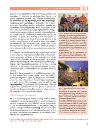 ∫√π¡ø¡π∫∏ √ƒ°∞¡ø™∏ ∫∞π ∫√π¡ø¡π∫∏ ª∂∆∞µ√§∏                               3
ÊÔ‡), ·ÏÏ¿ Î·È ÚÔ‚Ï¤Ô˘ÌÂ ÙËÓ ·ÓÙ›ÛÙÔÈ¯Ë Û˘ÌÂÚÈÊÔÚ¿
ÙˆÓ ¿ÏÏˆÓ. ∏ ¤ÎÊÚ·ÛË «‰Â Ê¤ÚıËÎÂ, ﬁˆ˜ ¤ÚÂÂ», ˆ˜
ÁÔÓ¤·˜, ‰¿ÛÎ·ÏÔ˜, ÁÈ·ÙÚﬁ˜ , ¤¯ÂÈ ·ÎÚÈ‚Ò˜ ·˘Ùﬁ ÙÔ ÓﬁËÌ·.
√È ÎÔÈÓˆÓÈÎÔ› ÚﬁÏÔÈ ÚÔÛ‰ÈÔÚ›˙ÔÓÙ·È ·ﬁ Û˘ÁÎÂÎÚÈÌ¤-
ÓÔ˘˜ ÎÔÈÓˆÓÈÎÔ‡˜ Î·ÓﬁÓÂ˜ Ô˘ Î·ıÔÚ›˙Ô˘Ó ÙË Û˘ÌÂÚÈ-
ÊÔÚ¿ Ì·˜. √È Û¯ÔÏÈÎÔ› Î·ÓﬁÓÂ˜ Î·ıÔÚ›˙Ô˘Ó ÙÔ ÚﬁÏÔ Ì·˜
ˆ˜ Ì·ıËÙÒÓ, ÔÈ Î·ÓﬁÓÂ˜ ÙË˜ ¶ÔÏÈÙÂ›·˜ ÙÔ ÚﬁÏÔ Ì·˜ ˆ˜ Ô-
ÏÈÙÒÓ Î.Ï.. ∫¿ıÂ ¿ÙÔÌÔ ﬁÌˆ˜, ¤¯ÂÈ ÙË ‰˘Ó·ÙﬁÙËÙ· Ó· ÚÔ-
Û·ÚÌﬁÛÂÈ ÙË Û˘ÌÂÚÈÊÔÚ¿ ÙÔ˘ ÁÈ· Î¿ıÂ ÚﬁÏÔ ÛÙË ‰ÈÎ‹ ÙÔ˘
                                                                              ÊˆÙ.3.6 ∏ Â›ÛÔ‰Ô˜ ÛÙËÓ ÙÚ›ÙË ËÏÈÎ›· ··ÈÙÂ› Ó¤·
ÚÔÛˆÈÎﬁÙËÙ·. °È’ ·˘Ùﬁ ‰Â Û˘ÌÂÚÈÊ¤ÚÔÓÙ·È ﬁÏÔÈ .¯. ÔÈ                       ÚÔÛ·ÚÌÔÁ‹ ÙˆÓ ·ÙﬁÌˆÓ Ô˘ ¯ÚÂÈ¿˙ÔÓÙ·È ˘Ô-
‰¿ÛÎ·ÏÔÈ, ÔÈ ÁÔÓÂ›˜ ‹ ÔÈ ÔÏ›ÙÂ˜ ÌÂ ÙÔÓ ›‰ÈÔ ÙÚﬁÔ. ™Â                        ÛÙ‹ÚÈÍË. ™˘¯Ó¿, ˘¿Ú¯ÂÈ Úﬁ‚ÏËÌ· ÚÔÛ·ÚÌÔÁ‹˜
·ÓÙ›ıÂÛË ÂÔÌ¤Óˆ˜ ÌÂ ÙÔ˘˜ ıÂ·ÙÚÈÎÔ‡˜ ÚﬁÏÔ˘˜, ÙÔ˘˜                             ÛÙÔ˘˜ Ó¤Ô˘˜ ÚﬁÏÔ˘˜ Ô˘ Ú¤ÂÈ Ó· ·Ó·Ï¿‚Ô˘ÌÂ.
                                                                              ∏ ÂÊË‚Â›· Î·È Ë ÂÓËÏÈÎ›ˆÛË, Ë ÌÂÙ·Ó¿ÛÙÂ˘ÛË, Ë
ÔÔ›Ô˘˜ «˘Ô‰‡ÔÓÙ·È» ÔÈ ËıÔÔÈÔ› ÌÂ ‚¿ÛË ¤Ó· Î·ıÔÚÈ-                          ·ﬁÎÙËÛË ·È‰ÈÔ‡ ÛÂ ÓÂ·Ú‹ ËÏÈÎ›·, Ë Û˘ÓÙ·ÍÈÔ-
ÛÌ¤ÓÔ ÛÂÓ¿ÚÈÔ, ÙÔ˘˜ ÎÔÈÓˆÓÈÎÔ‡˜ Ì·˜ ÚﬁÏÔ˘˜ ÙÔ˘˜ ˙Ô‡ÌÂ                         ‰ﬁÙËÛË, Ù· ÁËÚ·ÙÂÈ¿ ·ÏÏ¿ Î·È ÚﬁÏÔÈ, ﬁˆ˜ ·˘ÙÔ›
‰È·ÊÔÚÂÙÈÎ¿ Ô Î·ı¤Ó·˜ Î·È Ì¤Û· ·ﬁ ·˘ÙÔ‡˜ ‰È·ÌÔÚÊÒ-                           ÙÔ˘ Ì·ıËÙ‹, ÙÔ˘ ÊÔÈÙËÙ‹, ·ÚÔ˘ÛÈ¿˙Ô˘Ó ÚÔ‚Ï‹-
                                                                              Ì·Ù· ÁÈ·Ù› ··ÈÙÔ‡Ó Ó¤Â˜ Û˘ÌÂÚÈÊÔÚ¤˜, ÁÈ· ÙÈ˜
ÓÔ˘ÌÂ Î·È ÂÌÊ·Ó›˙Ô˘ÌÂ ÛÙËÓ ÎÔÈÓˆÓ›· ÙËÓ ÚÔÛˆÈÎﬁÙË-                          ÔÔ›Â˜ Ù· ¿ÙÔÌ· ÌÔÚÂ› Ó· ÌËÓ Â›Ó·È Î·Ù¿ÏÏËÏ·
Ù¿ Ì·˜.                                                                       ÚÔÂÙÔÈÌ·ÛÌ¤Ó·.
∏ ÂÏÂ˘ıÂÚ›· Ô˘ ‰È·ı¤ÙÔ˘ÌÂ Ó· ÚÔÛ·ÚÌﬁÛÔ˘ÌÂ ÙÔÓ ÎÔÈ-                          ✍ ¡· Û˘˙ËÙ‹ÛÂÙÂ ÛÙËÓ Ù¿ÍË Ù· ÚÔ‚Ï‹Ì·Ù· ·˘-
                                                                              Ù¿. ¡· ÚÔÙÂ›ÓÂÙÂ ÙÚﬁÔ˘˜ ‚Ô‹ıÂÈ·˜ ÙˆÓ ·Ú·-
ÓˆÓÈÎﬁ Ì·˜ ÚﬁÏÔ ÛÙËÓ ÚÔÛˆÈÎﬁÙËÙ¿ Ì·˜, Â›Ó·È ÌÂÁ·Ï‡-                         ¿Óˆ ÔÌ¿‰ˆÓ ·ÙﬁÌˆÓ Ô˘ ·ÓÙÈÌÂÙˆ›˙Ô˘Ó ÚÔ-
ÙÂÚË ‹ ÌÈÎÚﬁÙÂÚË ·Ó¿ÏÔÁ· ÌÂ ÙËÓ ÎÔÈÓˆÓ›· ÛÙËÓ ÔÔ›·                           ‚Ï‹Ì·Ù· ÚÔÛ·ÚÌÔÁ‹˜ ÛÙÔ˘˜ Ó¤Ô˘˜ ÚﬁÏÔ˘˜ ÙÔ˘˜.
˙Ô‡ÌÂ. √È ·Ú·‰ÔÛÈ·Î¤˜ ÎÔÈÓˆÓ›Â˜ ·Ê‹ÓÔ˘Ó ÏÈÁﬁÙÂÚ· Â-
ÚÈıÒÚÈ· ÚÔÛˆÈÎ‹˜ ÂÈÏÔÁ‹˜ ÛÙÔ˘˜ ÙÚﬁÔ˘˜ Û˘ÌÂÚÈÊÔ-
Ú¿˜ ·ﬁ ÙÈ˜ Û‡Á¯ÚÔÓÂ˜ ‰ËÌÔÎÚ·ÙÈÎ¤˜ ÎÔÈÓˆÓ›Â˜, ÔÈ ÔÔ›Â˜
Û¤‚ÔÓÙ·È ÙËÓ ÂÏÂ˘ıÂÚ›· ﬁÏˆÓ Ó· ·Ó·Ù‡ÛÛÔ˘Ó ÙËÓ ÚÔ-
ÛˆÈÎﬁÙËÙ¿ ÙÔ˘˜, ÂÊﬁÛÔÓ ‚¤‚·È· ‰ÂÓ ·Ú·‚È¿˙Ô˘Ó ÙÔ˘˜
ÓﬁÌÔ˘˜.
∂ÂÈ‰‹ ÙÔ ¿ÙÔÌÔ Û˘ÌÌÂÙ¤¯ÂÈ ÛÂ ÔÏÏ¤˜ ÎÔÈÓˆÓÈÎ¤˜ ÔÌ¿-
‰Â˜ Î·È Î·Ù¤¯ÂÈ ‰È·ÊÔÚÂÙÈÎ¤˜ ı¤ÛÂÈ˜, ·ÛÎÂ› Î·È ÔÏÏÔ‡˜
ÚﬁÏÔ˘˜ Ù·˘Ùﬁ¯ÚÔÓ·. ™˘¯Ó¿, ÔÈ ˘Ô¯ÚÂÒÛÂÈ˜ Ô˘ Û˘ÓÂ¿-
ÁÂÙ·È ¤Ó·˜ ÚﬁÏÔ˜ ¤Ú¯ÔÓÙ·È ÛÂ Û‡ÁÎÚÔ˘ÛË ÌÂ ÙÈ˜ ˘Ô¯ÚÂÒ-
ÛÂÈ˜ ÂÓﬁ˜ ¿ÏÏÔ˘. ∆Ô Ê·ÈÓﬁÌÂÓÔ ·˘Ùﬁ ÔÓÔÌ¿˙ÂÙ·È Û‡-
ÁÎÚÔ˘ÛË ÚﬁÏˆÓ. Ã·Ú·ÎÙËÚÈÛÙÈÎﬁ ·Ú¿‰ÂÈÁÌ· ·ÔÙÂÏÔ‡Ó
ÔÈ ÚﬁÏÔÈ ÙÔ˘ ÂÚÁ·˙ﬁÌÂÓÔ˘ Î·È ÙÔ˘ ÁÔÓ¤·, ÔÈ ÔÔ›ÔÈ Û˘-
                                                                              ÊˆÙ.3.7 ∞Ú¯·›· ∆Ú·Áˆ‰›· ÛÙÔ ı¤·ÙÚÔ ∏ÚÒ‰Ô˘
ÁÎÚÔ‡ÔÓÙ·È È‰È·›ÙÂÚ·, ﬁÙ·Ó ‰ÂÓ ˘¿Ú¯Ô˘Ó Ì¤ÙÚ· ÎÔÈÓˆÓÈ-                        ÙÔ˘ ∞ÙÙÈÎÔ‡.
Î‹˜ ÚﬁÓÔÈ·˜, ﬁˆ˜ ÔÈ ·È‰ÈÎÔ› ÛÙ·ıÌÔ›                                        ∆Ô Ê·ÈÓﬁÌÂÓÔ ÙË˜ Û‡ÁÎÚÔ˘ÛË˜ ÚﬁÏˆÓ ÂÓ¤ÓÂ˘ÛÂ
                                                                              ÙÔ˘˜ ÌÂÁ·Ï‡ÙÂÚÔ˘˜ ·Ú¯·›Ô˘˜ ÙÚ·Áˆ‰Ô‡˜ Î·È Û‡Á-
3.3 √È ÎÔÈÓˆÓÈÎÔ› Î·ÓﬁÓÂ˜                                                     ¯ÚÔÓÔ˘˜ ‰Ú·Ì·ÙÔ˘ÚÁÔ‡˜. ¶ÚﬁÛˆ· ﬁˆ˜ Ë ∞ÓÙÈ-
                                                                              ÁﬁÓË, Ô ∞Á·Ì¤ÌÓÔÓ·˜, Ë ª‹‰ÂÈ· ·ÔÙÂÏÔ‡Ó ¯·-
ŸÏÂ˜ ÔÈ ÎÔÈÓˆÓ›Â˜ ¤¯Ô˘Ó Î¿ÔÈ· È‰ÂÒ‰Ë, Î¿ÔÈÂ˜ ÎÔÈÓˆ-                         Ú·ÎÙËÚÈÛÙÈÎ¿ ·Ú·‰Â›ÁÌ·Ù·.
                                                                              √È Û‡Á¯ÚÔÓÂ˜ ‰ËÌÔÎÚ·ÙÈÎ¤˜ ÎÔÈÓˆÓ›Â˜ Á›ÓÔÓÙ·È
ÓÈÎ¤˜ ·Í›Â˜* Î·È ÔÈ Û˘ÌÂÚÈÊÔÚ¤˜ ÙˆÓ ÌÂÏÒÓ ÙÔ˘˜ Ú¤ÂÈ                        ÂÚÈÛÛﬁÙÂÚÔ ·ÓÂÎÙÈÎ¤˜ ÛÙÈ˜ ‰È·ÊÔÚÂÙÈÎ¤˜ Û˘ÌÂ-
Ó· Â›Ó·È Û‡ÌÊˆÓÂ˜ ÌÂ ·˘Ù¤˜. ∏ ·Í›· .¯. ÙË˜ ˙ˆ‹˜ ·ÔÙÂ-                       ÚÈÊÔÚ¤˜, ÌÂÈÒÓÔÓÙ·˜ ÌÂ ·˘ÙﬁÓ ÙÔÓ ÙÚﬁÔ ÙÈ˜ ÂÚÈ-
ÏÂ› ÌÈ· Ù¤ÙÔÈ· ·Ó·ÓıÚÒÈÓË ·Í›·. ∞˘Ù¤˜ ÔÈ ·Í›Â˜ ÂÎÊÚ¿-                       ÙÒÛÂÈ˜ Ù¤ÙÔÈˆÓ ÙÚ·ÁÈÎÒÓ Û˘ÁÎÚÔ‡ÛÂˆÓ. ∏ ¶Ô-
                                                                              ÏÈÙÂ›· Û‹ÌÂÚ· Ï·Ì‚¿ÓÂÈ Ì¤ÙÚ· ‚ÔËıËÙÈÎ¿ ÁÈ·
˙ÔÓÙ·È ÌÂ ÙÔ˘˜ ÎÔÈÓˆÓÈÎÔ‡˜ Î·ÓﬁÓÂ˜. ∏ ÎÔÈÓˆÓÈÎ‹ ·Í›·                          ·ÓÙ›ÛÙÔÈ¯Â˜ Î·Ù·ÛÙ¿ÛÂÈ˜, ﬁˆ˜ ÁÈ· ÙÈ˜ Û˘ÁÎÚÔ‡-
ÙË˜ ˙ˆ‹˜ ÂÎÊÚ¿˙ÂÙ·È ÛÙÈ˜ ÂÚÈÛÛﬁÙÂÚÂ˜ ÎÔÈÓˆÓ›Â˜ ÌÂ ÙÔÓ                        ÛÂÈ˜ ÛÙÔ˘˜ ÚﬁÏÔ˘˜ ÙˆÓ ÂÚÁ·˙ﬁÌÂÓˆÓ – ÁÔÓÈÒÓ.
ÎÔÈÓˆÓÈÎﬁ Î·ÓﬁÓ· ÙË˜ ··ÁﬁÚÂ˘ÛË˜ ÙË˜ ·Ê·›ÚÂÛË˜ ‹ ÙË˜                          ✍¡· Û˘˙ËÙ‹ÛÂÙÂ ÛÙËÓ Ù¿ÍË ÁÈ· ·˘Ù¿ Ù· Ì¤ÙÚ·.
·ÂÈÏ‹˜ ÙË˜ ˙ˆ‹˜ ÙÔ˘ ·ÙﬁÌÔ˘.

*∫ÔÈÓˆÓÈÎ‹ ·Í›·: Ë ıÂÙÈÎ‹ ÂÎÙ›ÌËÛË ˆ˜ È‰È·›ÙÂÚ· ÛËÌ·ÓÙÈÎ‹˜ ÌÈ·˜ È‰¤·˜ ‹ ÌÈ·˜ Î·Ù¿ÛÙ·ÛË˜ ÁÈ· Ù· ÔÔ›· Ù· ¿ÙÔÌ· ÌÔÚÂ› Ó· ·Áˆ-
Ó›˙ÔÓÙ·È Î·È Ó· ı˘ÛÈ¿˙ÔÓÙ·È .¯. ·Í›· ÙË˜ ÂÏÂ˘ıÂÚ›·˜.

                                                                                                                            23
 