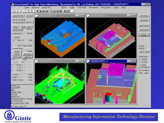 Institute of Manufacturing Technology
Manufacturing Information Technology Division
 