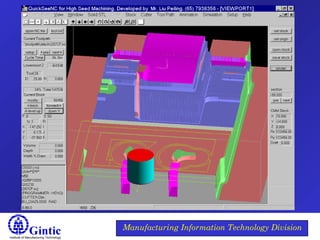 Institute of Manufacturing Technology
Manufacturing Information Technology Division
 