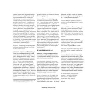 Darwina. Zmiany, jakie nastąpiły w ostatnim
dziesięcioleciu, pokazują jednak, że rozwój
technologii nie jest ani tak linio...