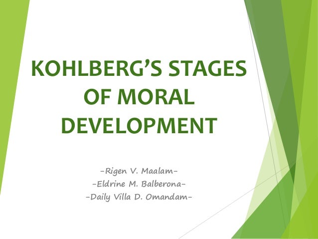 kolbergs stages of moral development Key points lawrence kohlberg expanded on the earlier work of cognitive theorist jean piaget to explain the moral development of children, which he believed follows a series of stages kohlberg defined three levels of moral development: preconventional, conventional, and postconventional each level has two distinct stages. kolbergs stages of moral development Key points lawrence kohlberg expanded on the earlier work of cognitive theorist jean piaget to explain the moral development of children, which he believed follows a series of stages kohlberg defined three levels of moral development: preconventional, conventional, and postconventional each level has two distinct stages.