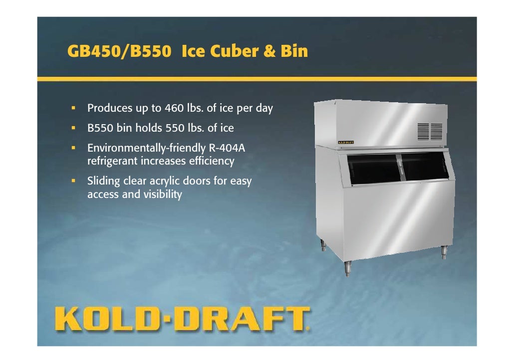 KOLDDRAFT Commercial Ice Machines Overview