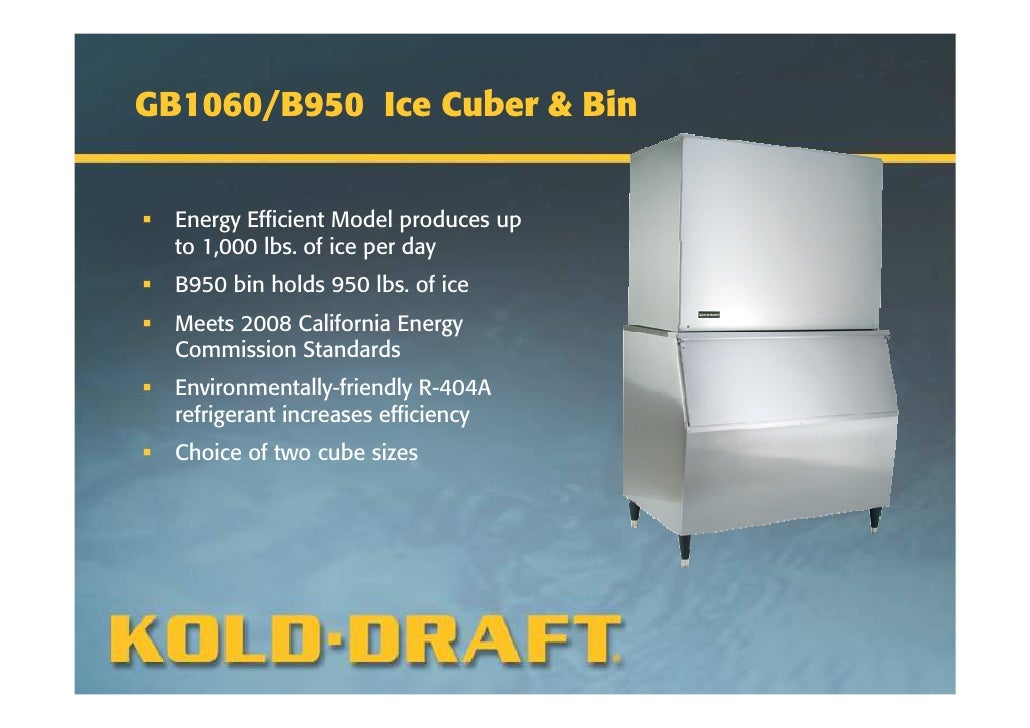 KOLDDRAFT Commercial Ice Machines Overview