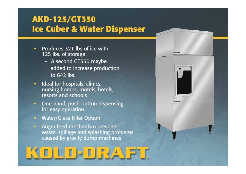 KOLDDRAFT Commercial Ice Machines Overview