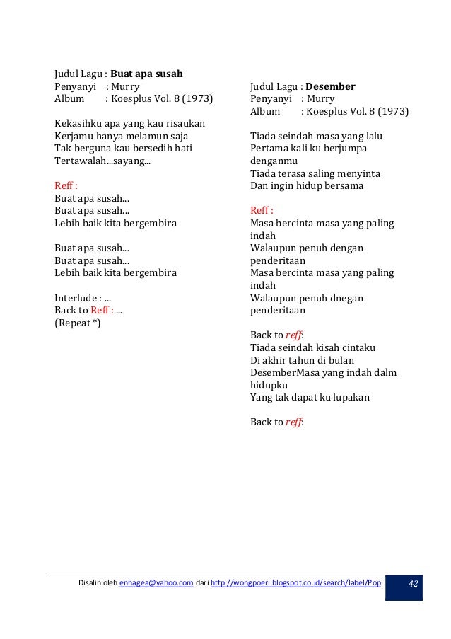 satu hari di hari raya lirik