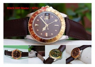 ROLEX GMT Master / 16753 / 1980
 