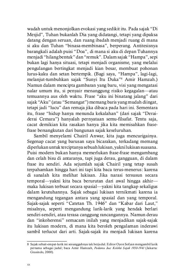 A Puisi Sajak Terdiri Atas Berapa Larik Dan Berapa Bait