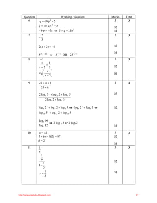 Koleksi soalan addmath kertas1 | PDF