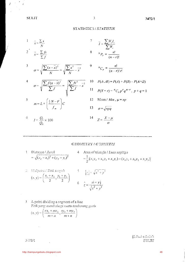 Koleksi soalan addmath kertas1