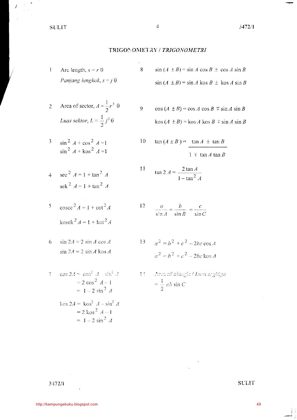 Koleksi soalan addmath kertas1