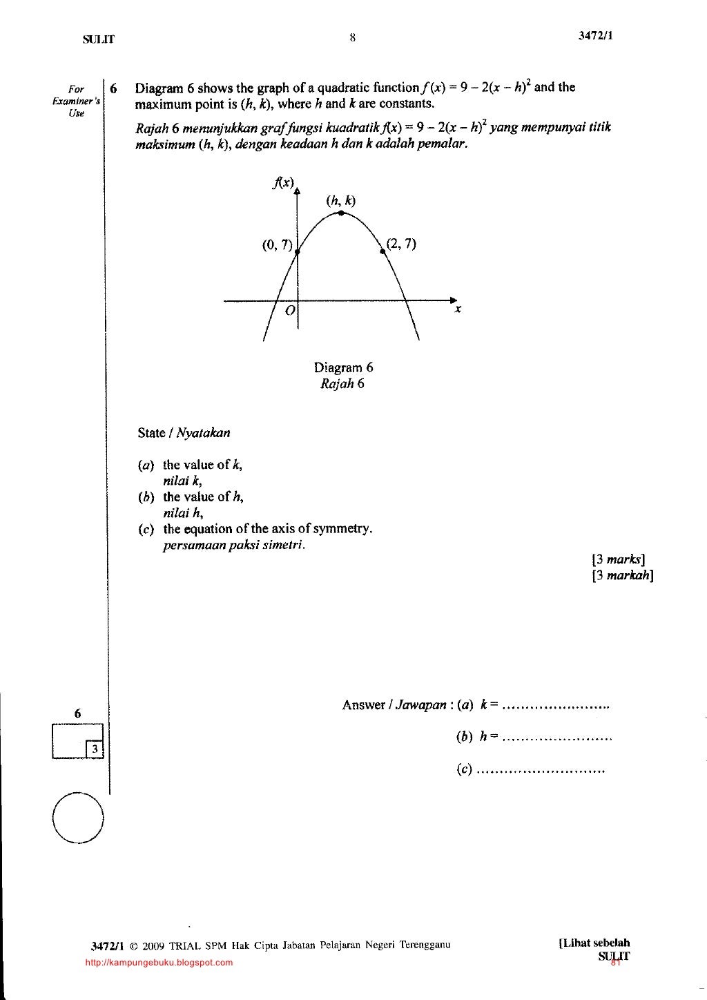 Koleksi soalan addmath kertas1