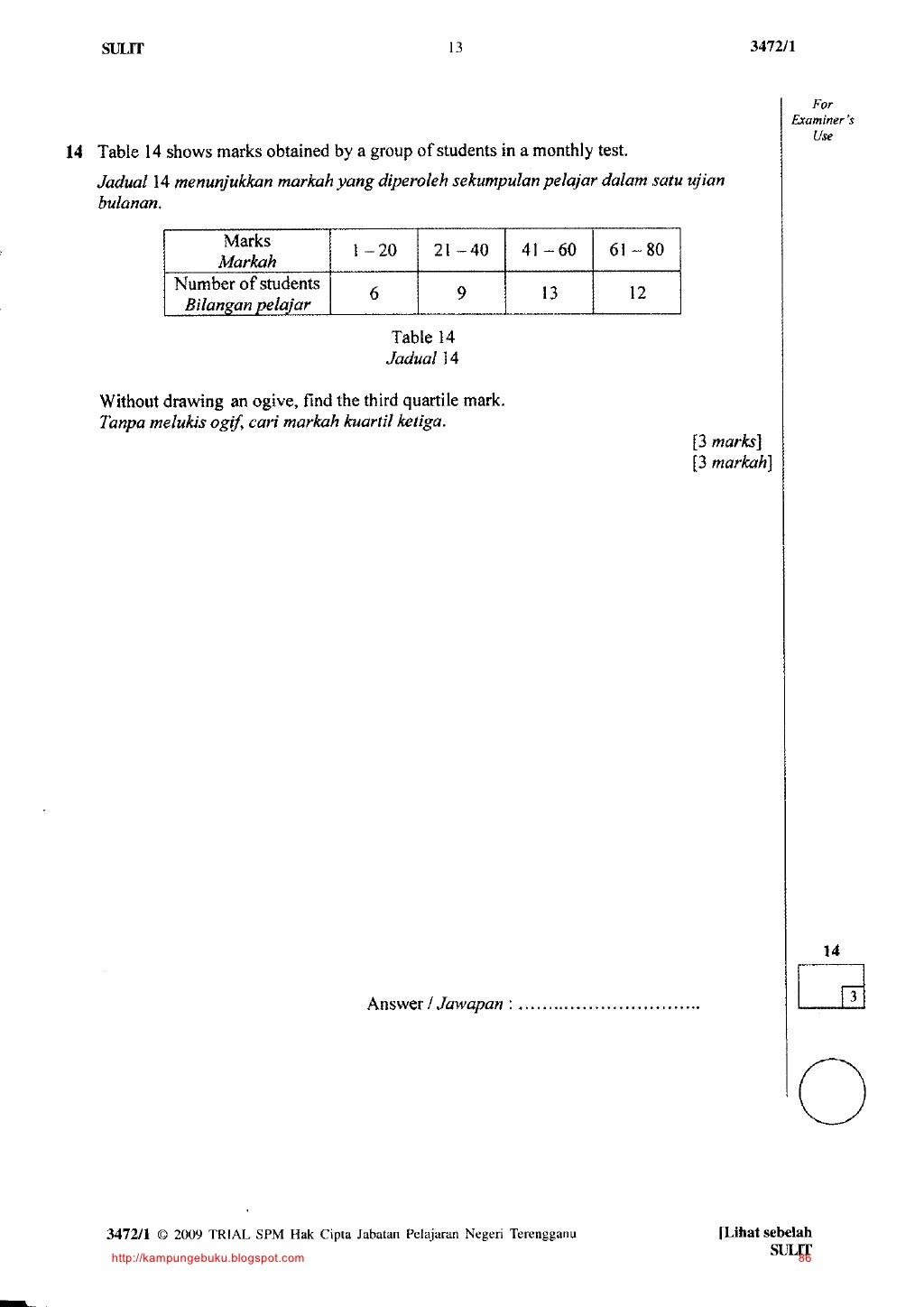 Koleksi soalan addmath kertas1