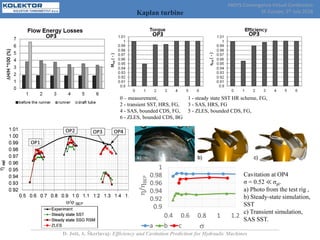 Efficiency and cavitation prediction for hydraulic machines | PDF
