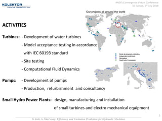 Efficiency and cavitation prediction for hydraulic machines | PDF