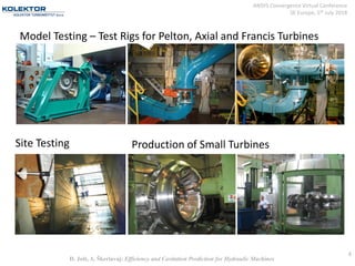 Efficiency and cavitation prediction for hydraulic machines | PDF