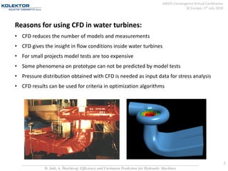 Efficiency and cavitation prediction for hydraulic machines | PDF