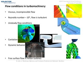 Efficiency and cavitation prediction for hydraulic machines | PDF