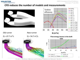 Efficiency and cavitation prediction for hydraulic machines | PDF