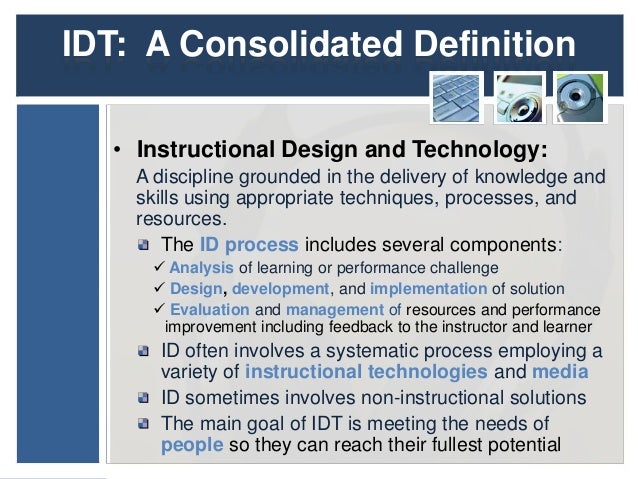 kolencik definition of instructional design and technology instructional design and technology