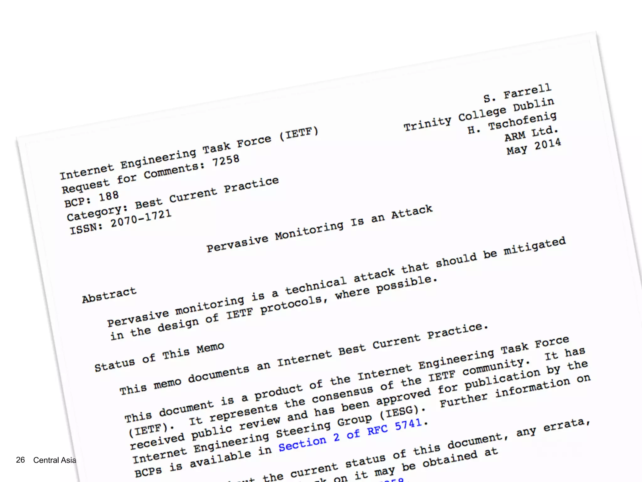 Central Asia Internet Symposium - 10 December 201426
 